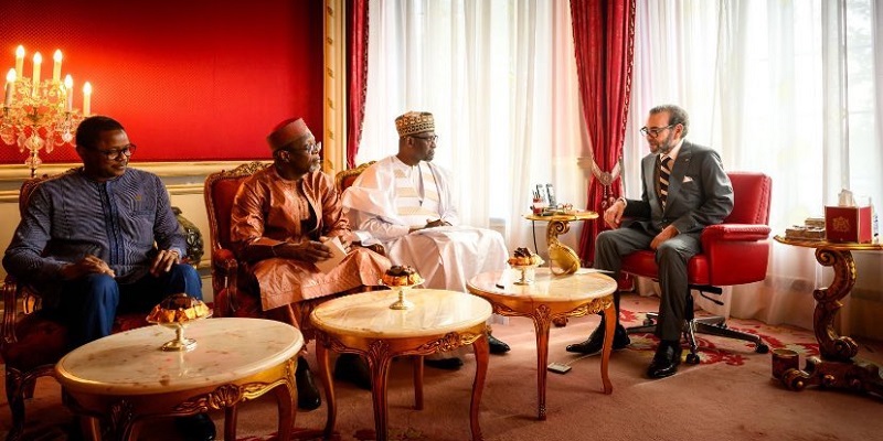 SM le Roi reçoit les ministres des Affaires étrangères des pays de l