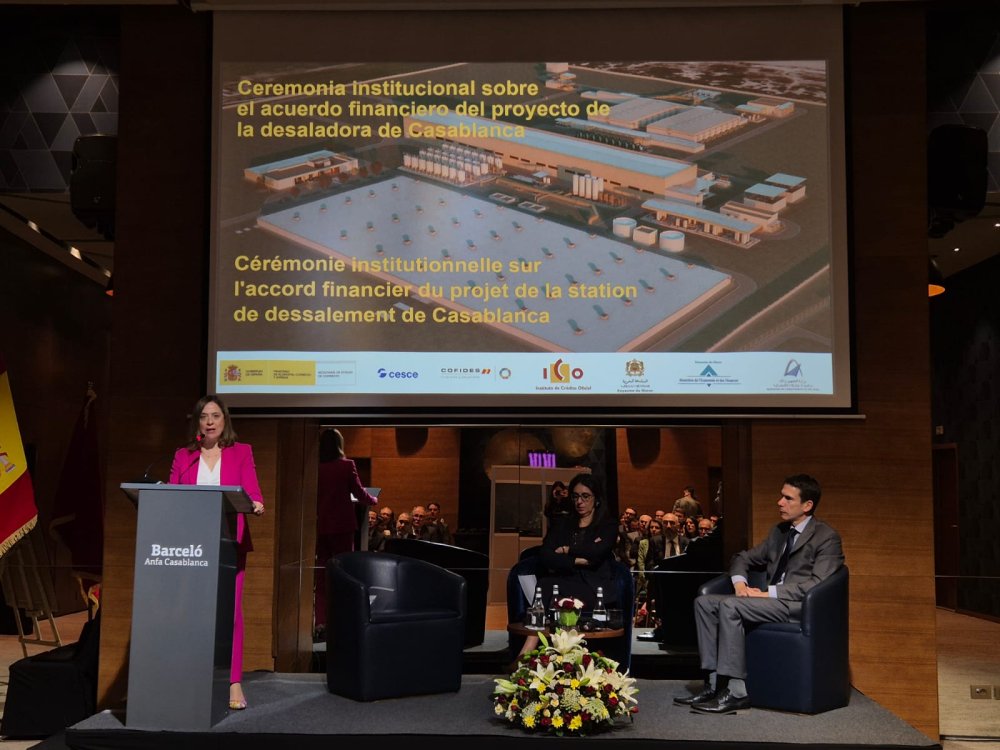 340 millions d’euros de l'Espagne pour la nouvelle station de dessalement de Casablanca