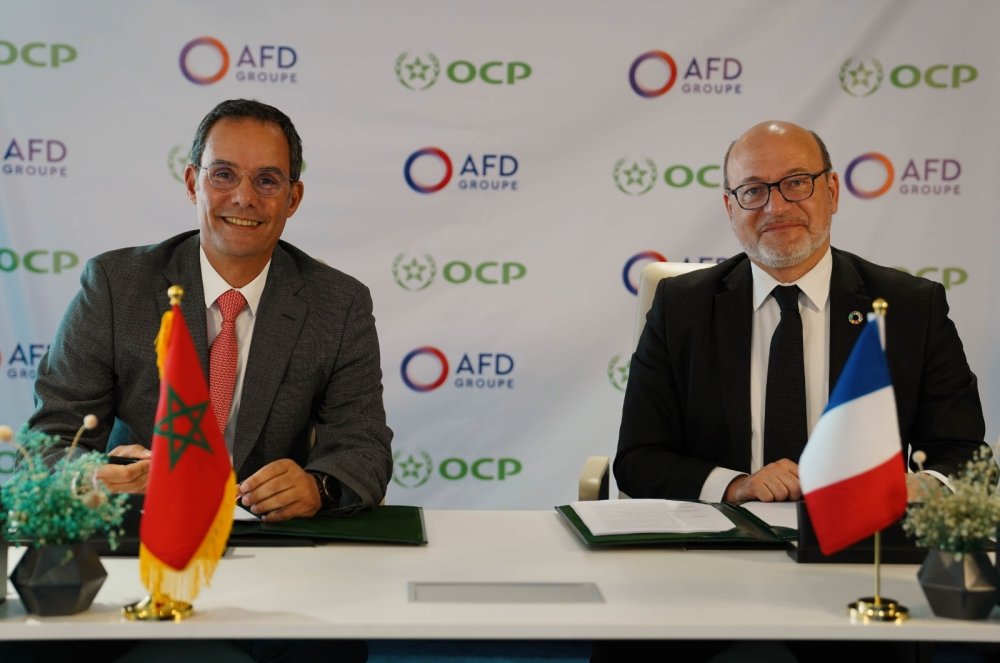 Le Groupe OCP et l'AFD signent un accord de financement de 350 millions d'euros