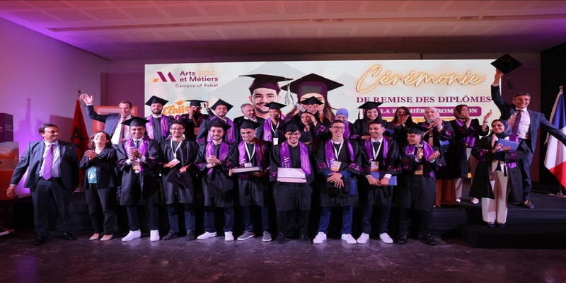 Arts et Métiers campus de Rabat célèbre la réussite de sa Première promotion