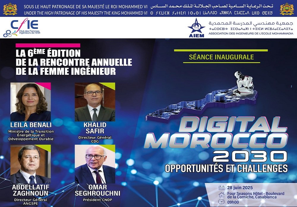 Casablanca accueille la 6ᵉ Rencontre de la Femme Ingénieure autour du digital