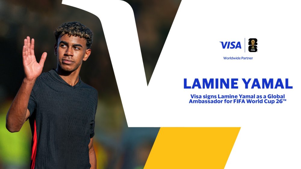 Lamine Yamal, ambassadeur de Visa pour la Coupe du Monde 2026