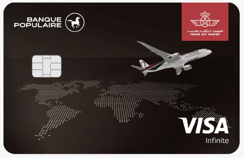 Banque Populaire et Royal Air Maroc lancent la carte Visa Infinite pour voyageurs fréquents