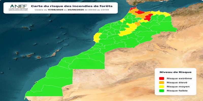 L’ANEF alerte sur un risque élevé d’incendies