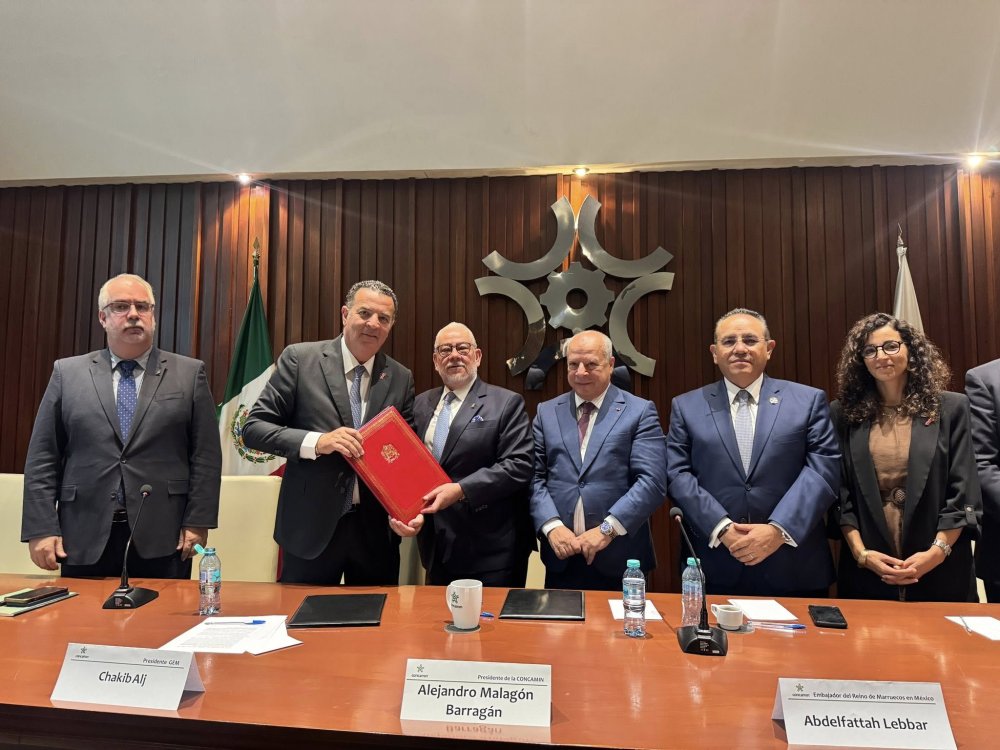 Mémorandum d'entente entre la CGEM et la Confédération des Chambres industrielles du Mexique