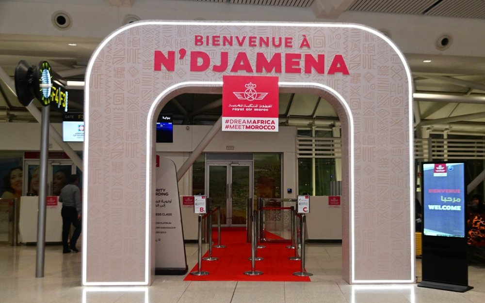 Royal Air Maroc inaugure sa nouvelle ligne directe Casablanca-N'Djamena avec deux vols hebdomadaires
