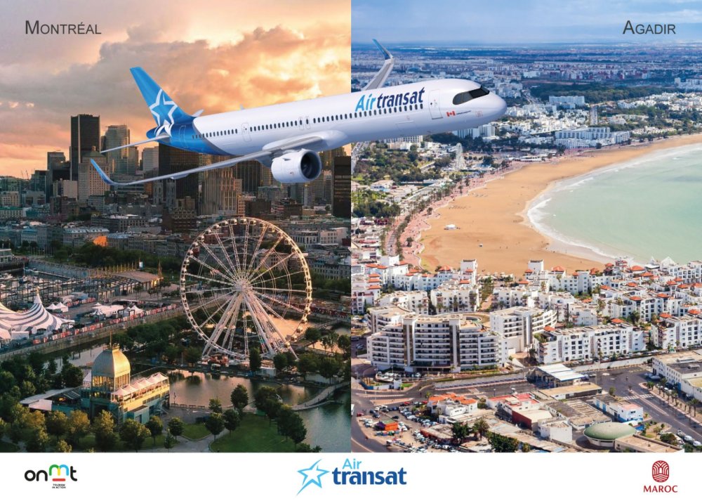 Air Transat lance la première liaison directe entre Montréal et Agadir