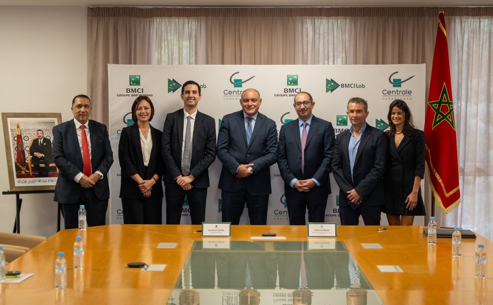BMCI et l’École Centrale Casablanca s’allient pour créer un laboratoire d’innovation technologique