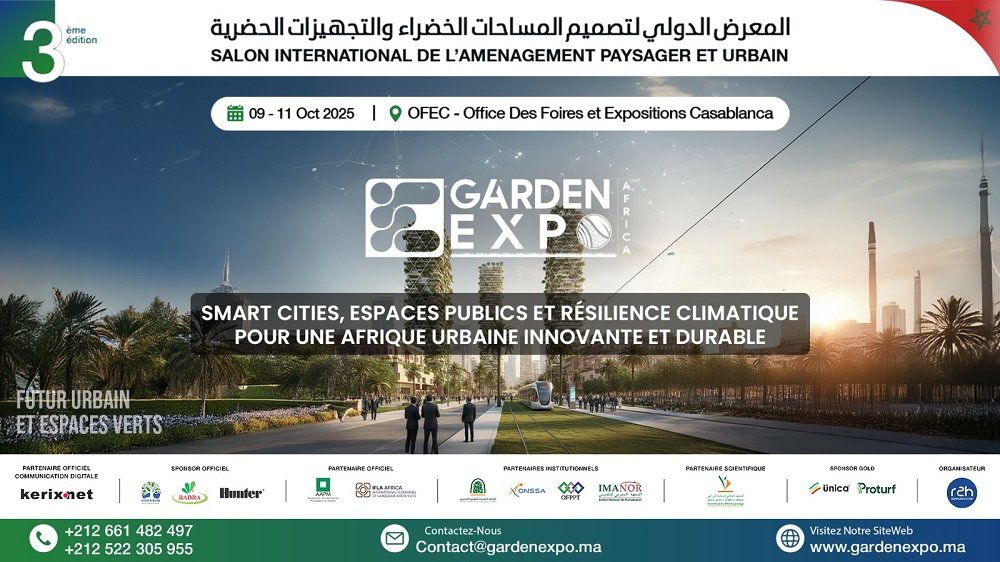 La 3ᵉ édition de Garden Expo Africa à Casablanca du 9 au 11 octobre