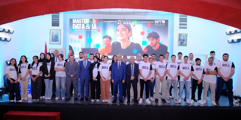[Publi-rédactionnel] La Fondation Al Mada et l’INPT lancent le Master Data & IA en partenariat avec AWB, inwi, Managem et Marjane
