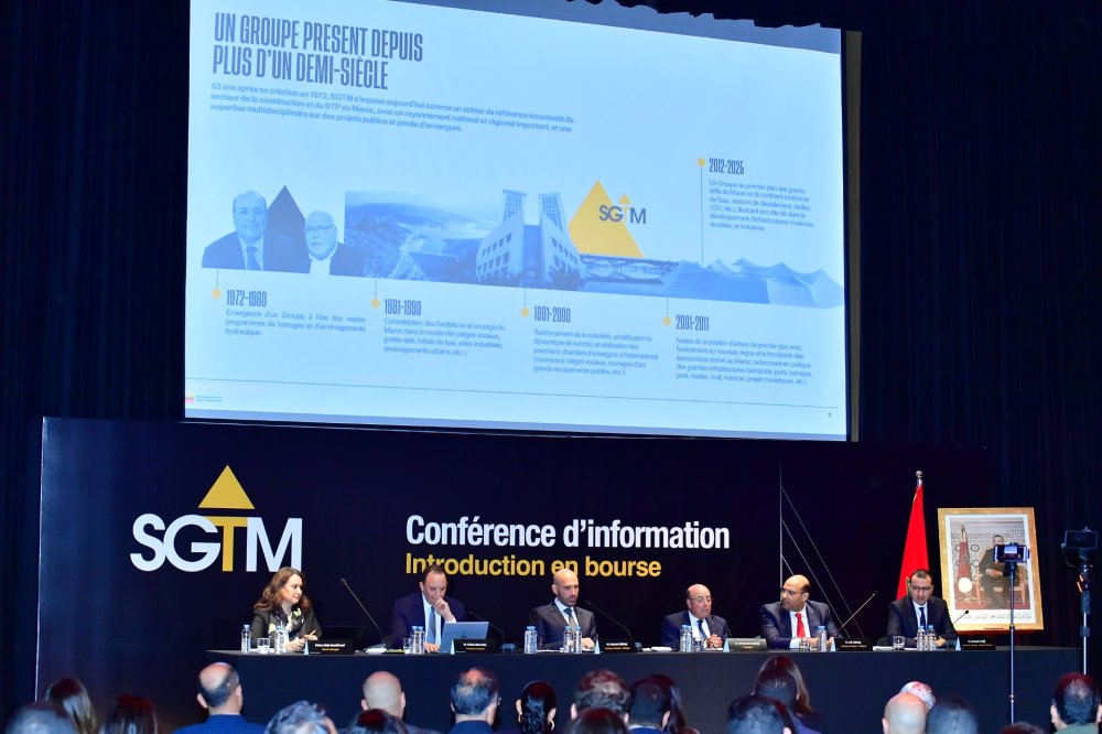 Les ambitions de SGTM qui initie la deuxième plus grande IPO du Maroc en 20 ans