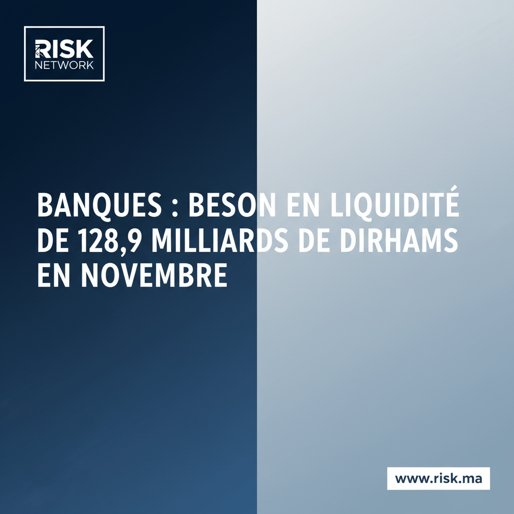 « Banques : Besoin en liquidité de 128,9 milliards de dirhams en novembre »