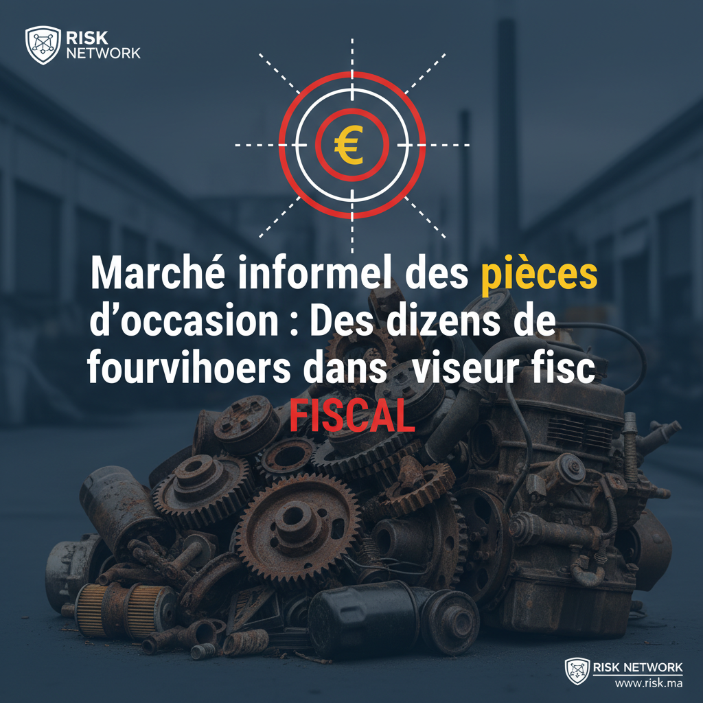 Marché informel des pièces d’occasion : Des dizaines de garages et fournisseurs dans le viseur du fisc