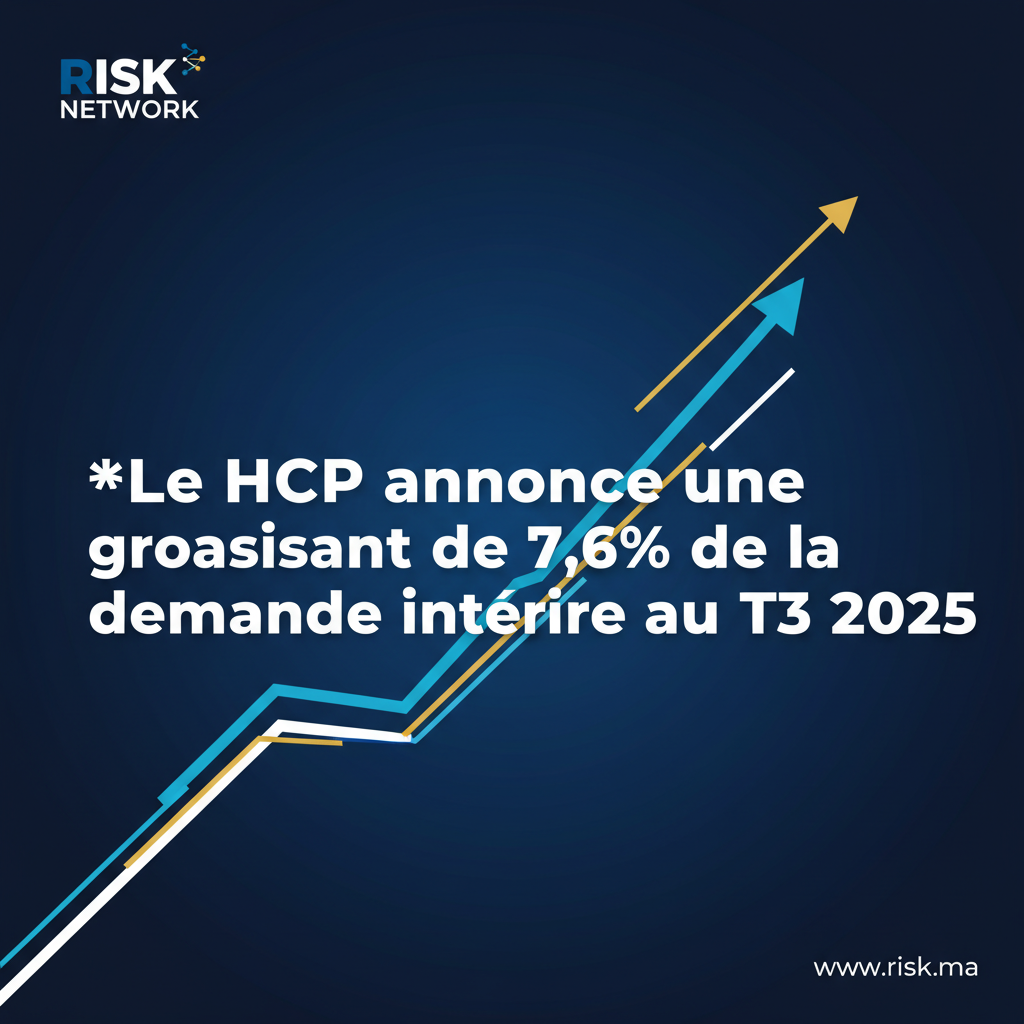 « Le HCP annonce une croissance de 7,6% de la demande intérieure au T3 2025 »