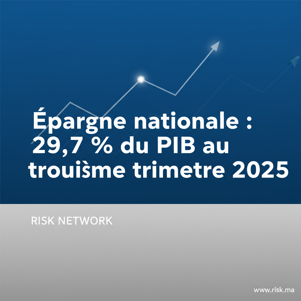 « Épargne nationale : 29,7 % du PIB au troisième trimestre 2025 »