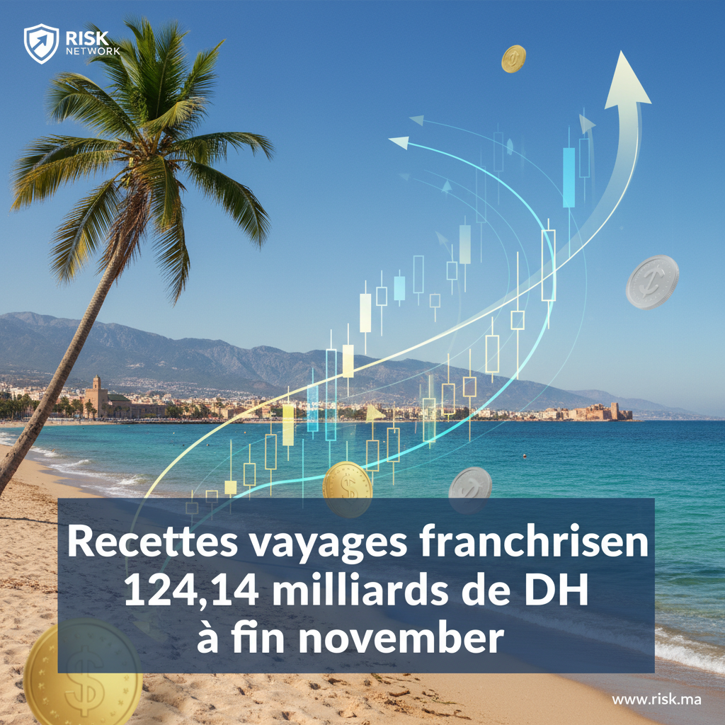 Recettes voyages franchissent 124,14 milliards de DH à fin novembre