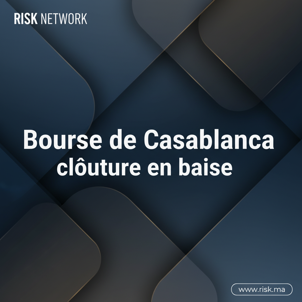 Bourse de Casablanca clôture en baisse