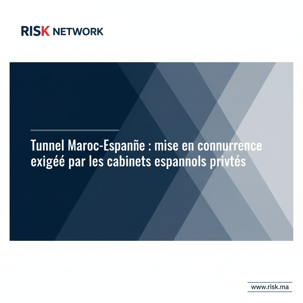 Tunnel Maroc-Espagne : mise en concurrence exigée par les cabinets espagnols privés