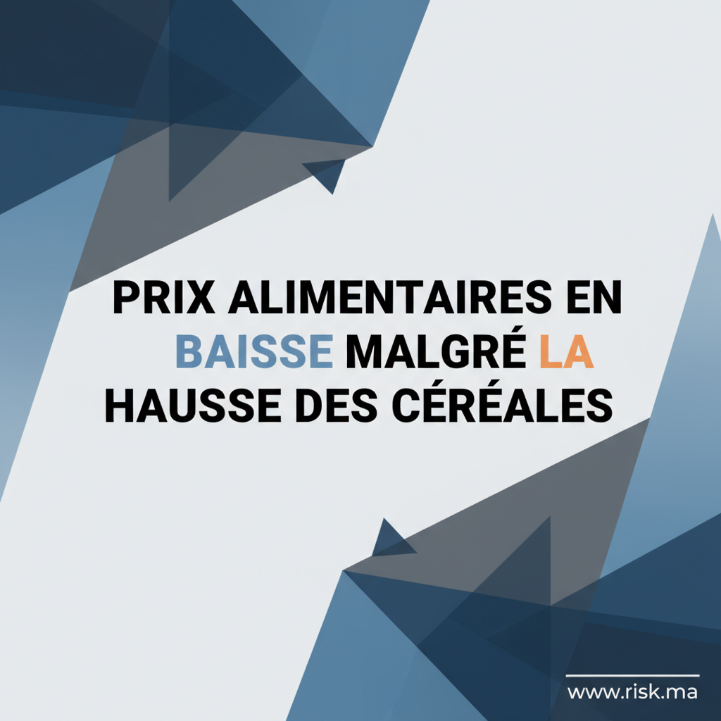 Prix alimentaires en baisse malgré la hausse des céréales