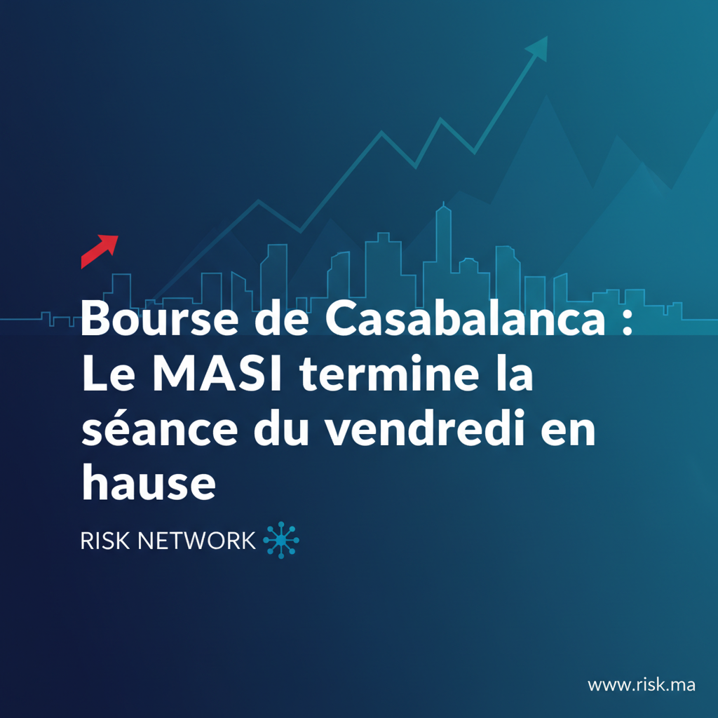 Bourse de Casablanca : Le MASI termine la séance du vendredi en hausse